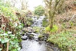 Natural stream and waterfall.